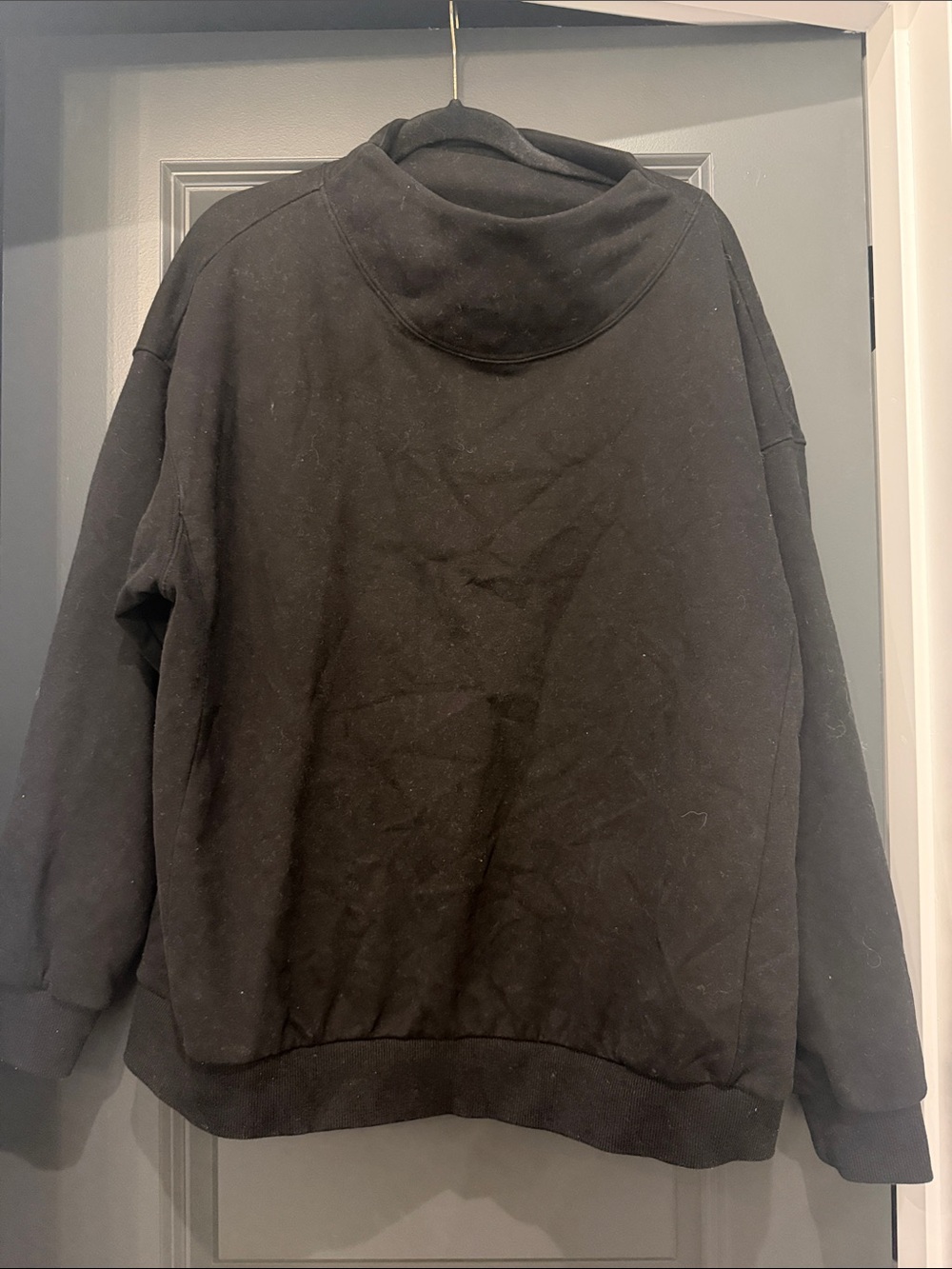 Anrabess Black Mock Neck Sweater - Classic Pullover